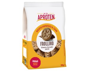 APROTEN Frollino Cacao 200 g - Biscotti a basso contenuto proteico con edulcoranti