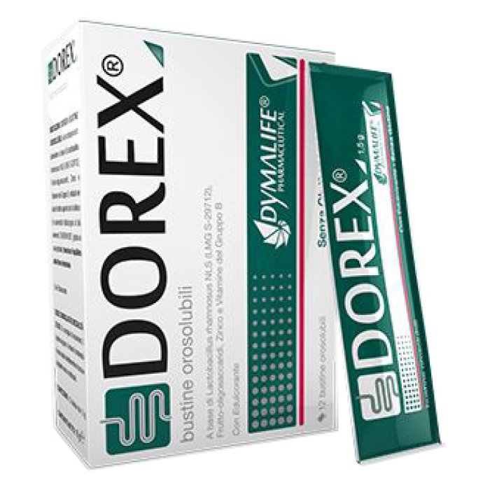 Dymalife Pharmaceutical Dorex Aroma Fragola 12 Bustine Orosolubili Dymalife Pharmaceutical Dorex Aroma Fragola 12 Bustine Orosolubili