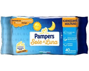 PAMPERS WIPES SOLE&LUNA 40PZ