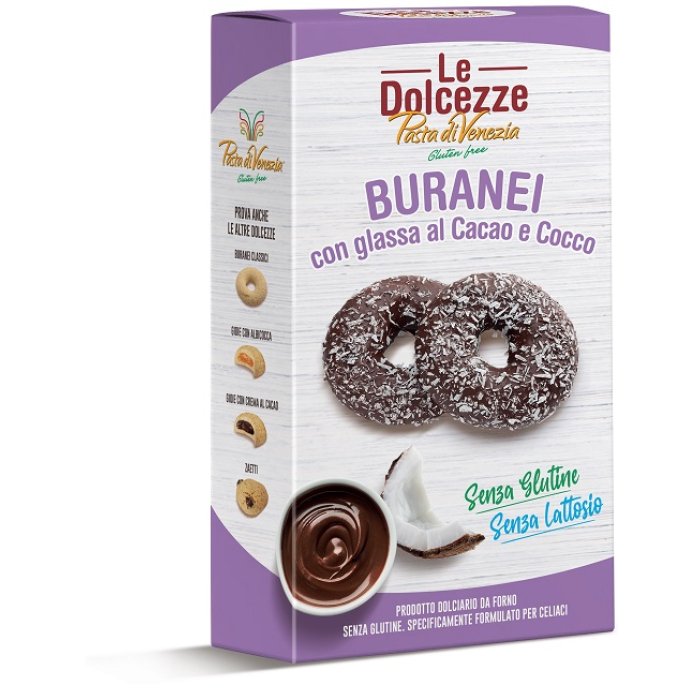 Pasta di Venezia buranei cacao e cocco senza glutine 180 grammi