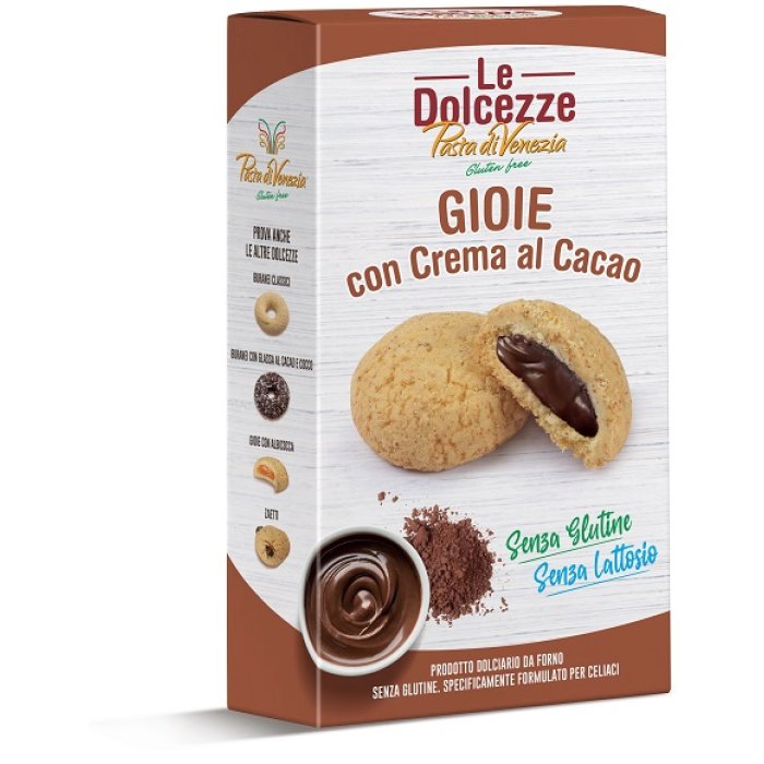 Pasta di Venezia gioie con crema al cacao senza glutine 180 grammi