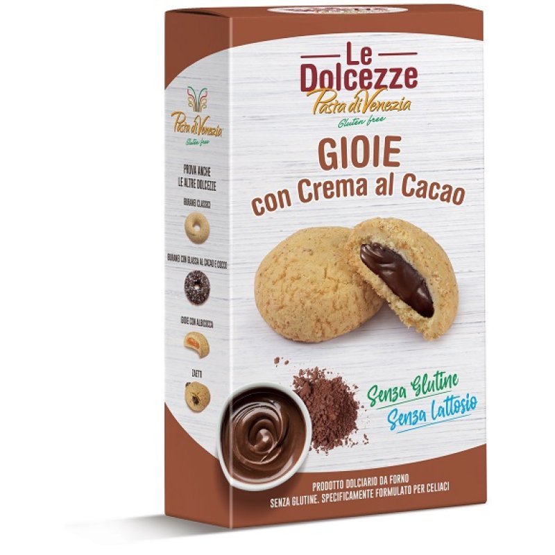 Pasta di Venezia gioie con crema al cacao senza glutine 180 grammi