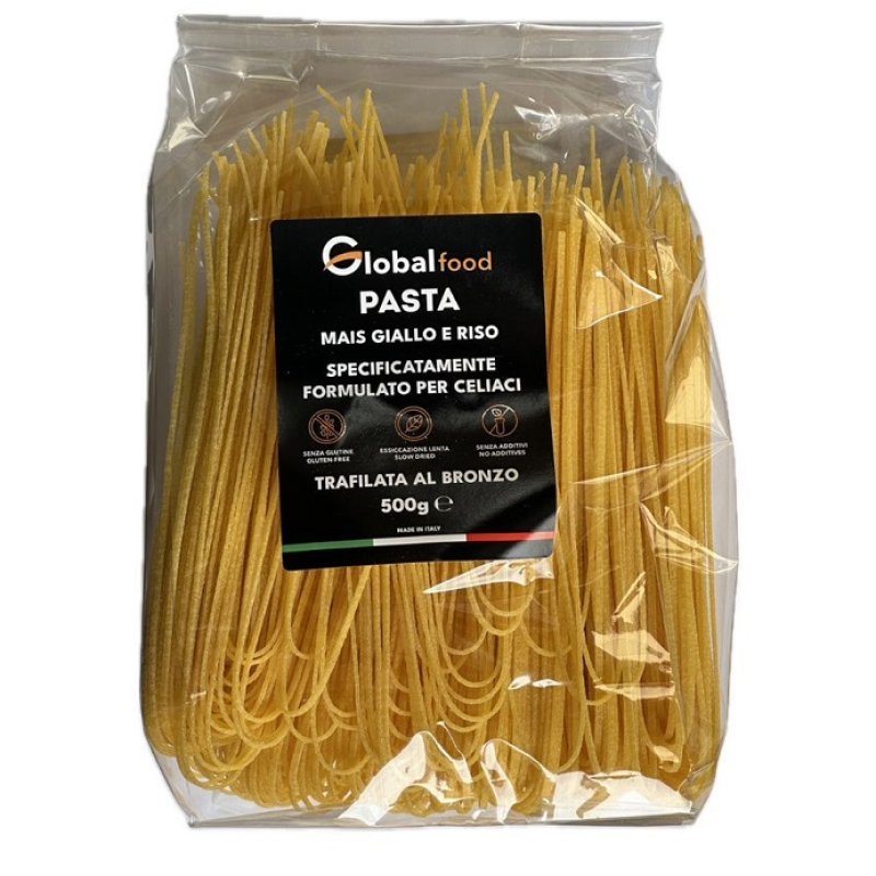 Spaghetti mais giallo e riso 500 g - pasta senza glutine mais e riso Spaghetti mais giallo e riso 500 g - pasta senza glutine mais e riso