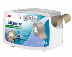 3m Italia Cerotto In Carta 3m Micropore Surgical Tape Tan M5x25mm Dispenser