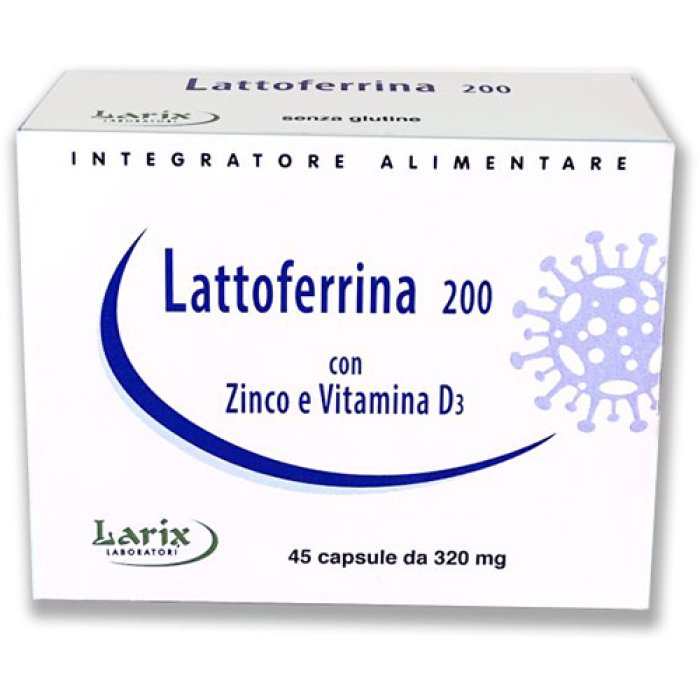 Larix Laboratori Lattoferrina 200 45 Capsule Larix Laboratori Lattoferrina 200 45 Capsule