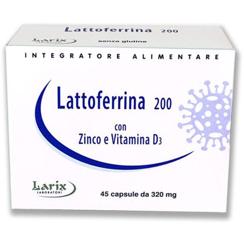 Larix Laboratori Lattoferrina 200 45 Capsule Larix Laboratori Lattoferrina 200 45 Capsule