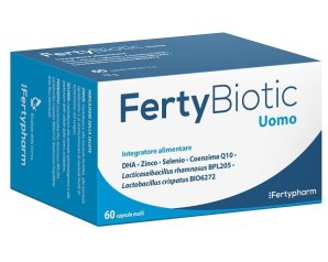 FertyBiotic Uomo Integratore Alimentare per la Fertilità e il Benessere Maschile 60 capsule 