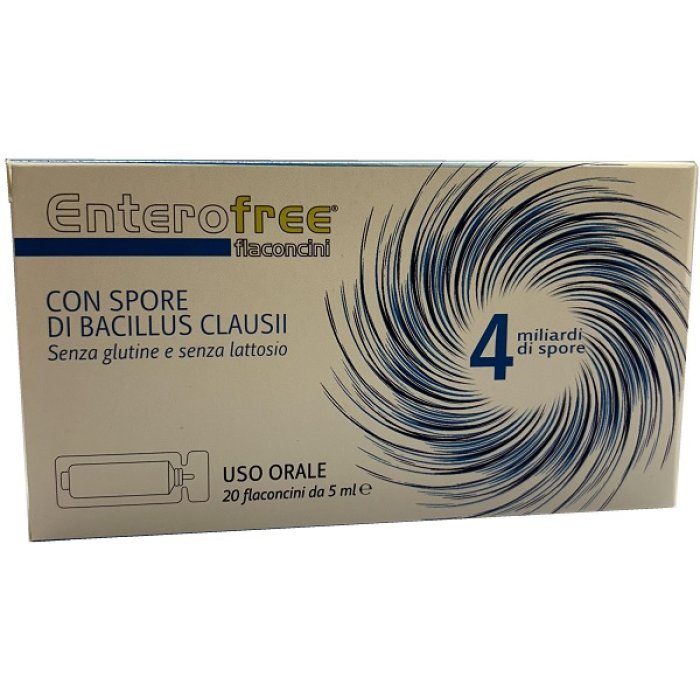 Enterofree 20 flaconcini - integratore per equilibrio della flora intestinale