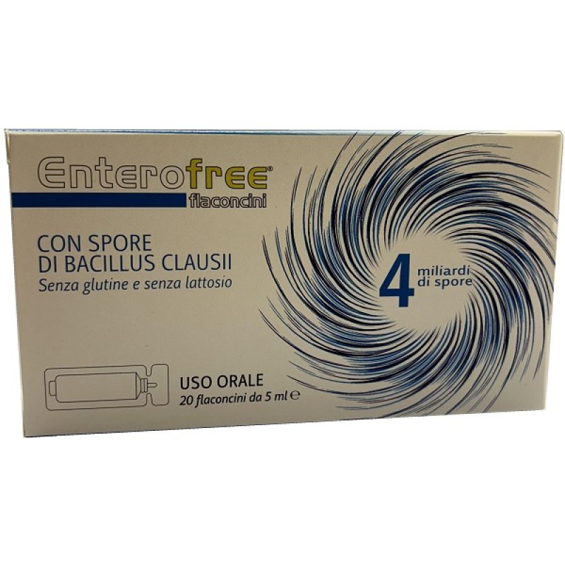 Enterofree 20 flaconcini - integratore per equilibrio della flora intestinale