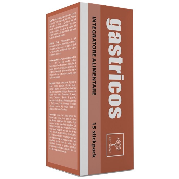Gastricos Integratore Alimentare per Stomaco e Digestione 15 Stick Pack Monodose Gastricos Integratore Alimentare per Stomaco e Digestione 15 Stick Pack Monodose