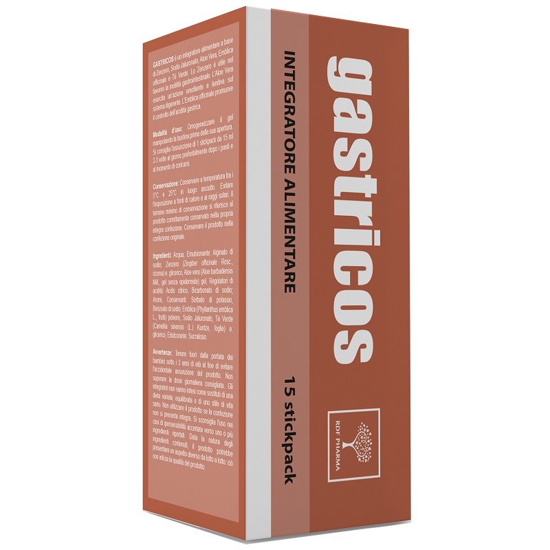 Gastricos Integratore Alimentare per Stomaco e Digestione 15 Stick Pack Monodose Gastricos Integratore Alimentare per Stomaco e Digestione 15 Stick Pack Monodose