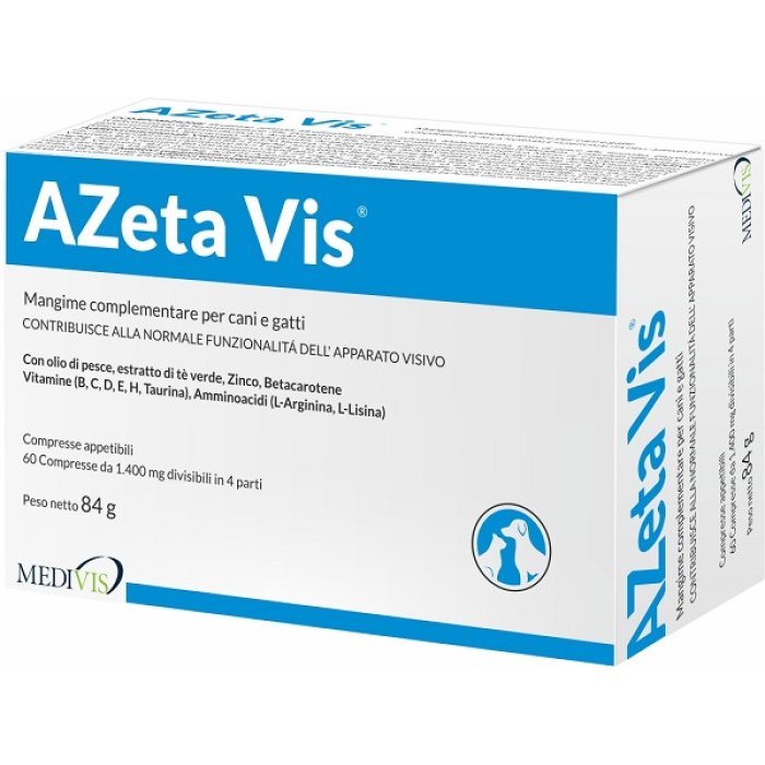 Azeta Vis Integratore Alimentare in Compresse 60 Pezzi per il Benessere Generale dell&rsquo;Organismo
