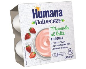 HUMANA Mer.Latte Fragola4x100g