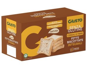 Giusto senza glutine fette biscottate integrali - fette biscottate integrali senza glutine