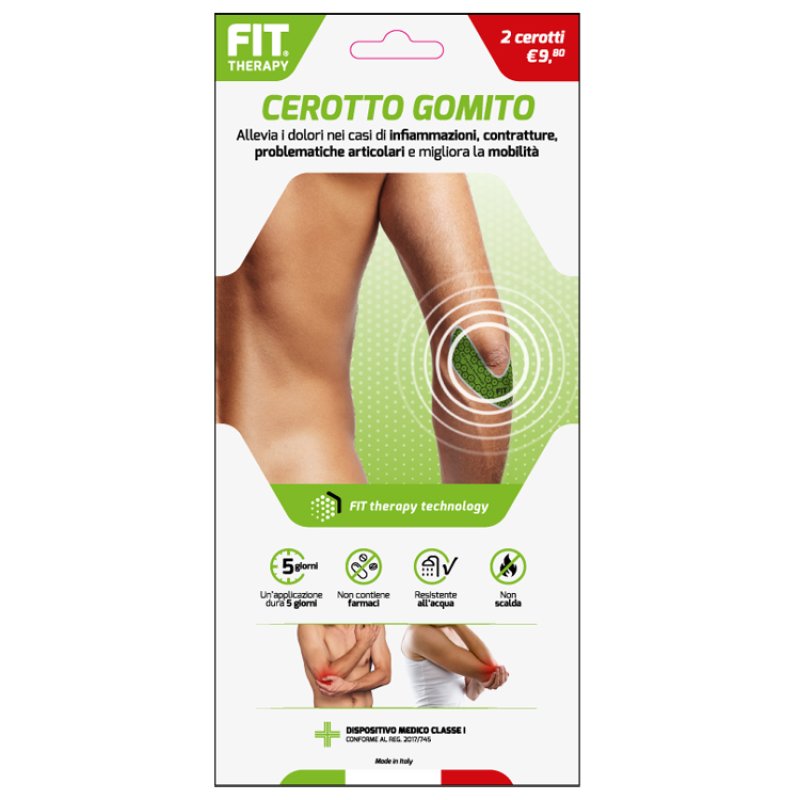 Fit Therapy Patch Cerotto Gomito 2 cerotti Fit Therapy Patch Cerotto Gomito 2 cerotti