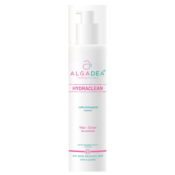 Hydraclean Algadea Latte Detergente Viso Idratante e Delicato per Pelli Sensibili 200 ml