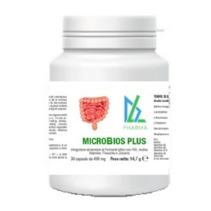 Microbios Plus 30 Capsule Integratore Probiotico per the Intestinal Flora and Benessere della Digestione e Difese Immunitarie