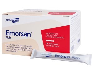 Emorsan Fleb integratore per circolazione e gambe pesanti 28 stick da 15 millilitri