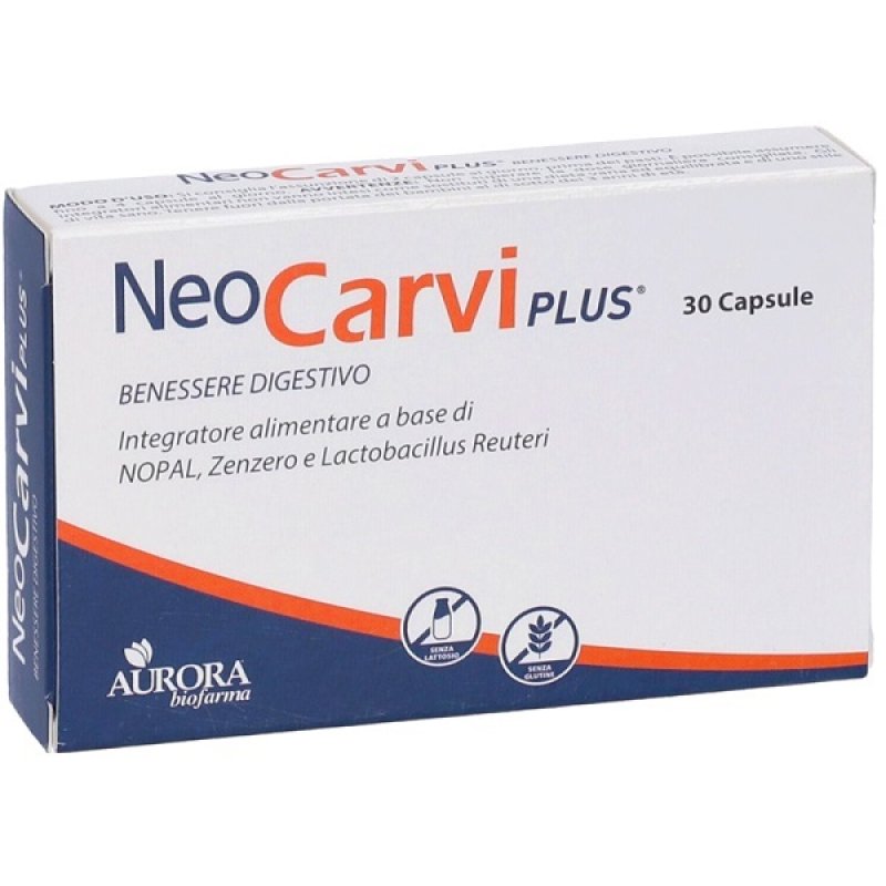 NeoCarvi PLUS 30 capsule Integratore antinausea e digestivo naturale NeoCarvi PLUS 30 capsule Integratore antinausea e digestivo naturale