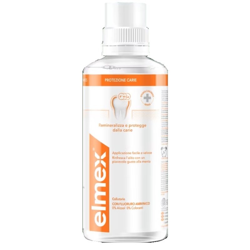 Elmex - Protezione Carie Collutorio Special Pack Confezione 400+100 Ml Elmex - Protezione Carie Collutorio Special Pack Confezione 400+100 Ml
