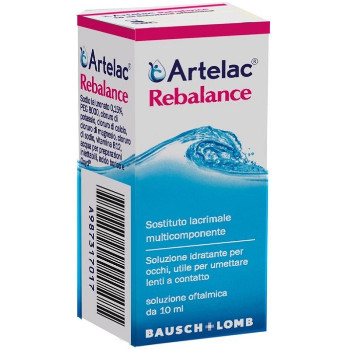 Artelac Rebalance Gocce Oculari Lubrificanti 10 ml per Secchezza e Idratazione degli Occhi Artelac Rebalance Gocce Oculari Lubrificanti 10 ml per Secchezza e Idratazione degli Occhi