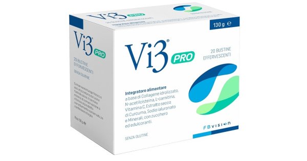 Vi3 PRO Integratore Alimentare con Collagene, Curcuma, SOD e Minerali ...