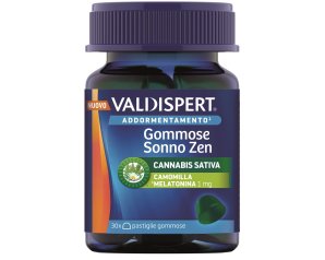 Valdispert Gommose Sonno Zen Integratore per il Sonno con Canapa 30 Pezzi