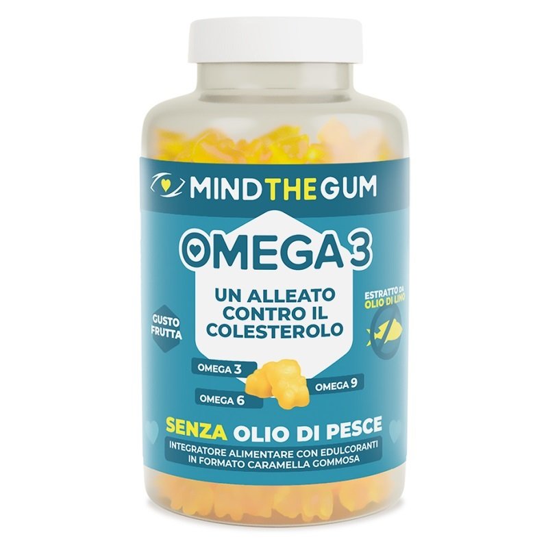 Mind The Gum Omega 3 per Benessere Cardiovascolare 60 Pastiglie Gommose Mind The Gum Omega 3 per Benessere Cardiovascolare 60 Pastiglie Gommose