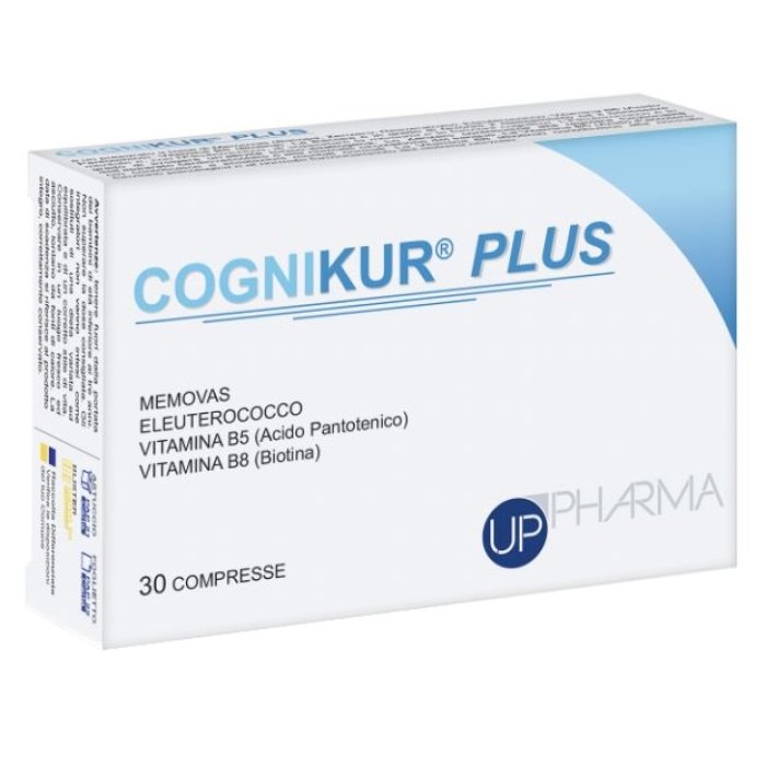 COGNIKUR Plus Integratore Alimentare per Memoria e Funzioni Cognitive &ndash; Confezione da 30 Compresse