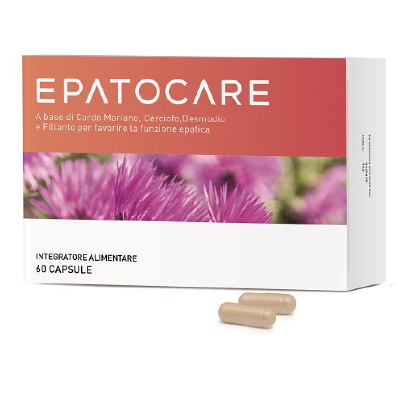 EPATOCARE Integratore per il Fegato 60 cps Capsule Supporto della Funzione Epatica EPATOCARE Integratore per il Fegato 60 cps Capsule Supporto della Funzione Epatica