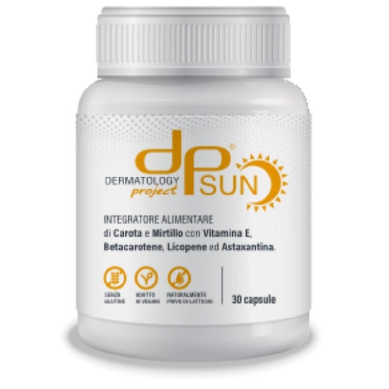 DP Sun Integratore Alimentare per Abbronzatura e Protezione della Pelle al Sole con Antiossidanti – 30 Capsule cps DP Sun Integratore Alimentare per Abbronzatura e Protezione della Pelle al Sole con Antiossidanti – 30 Capsule cps