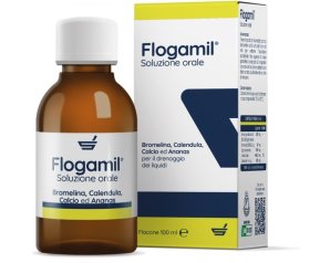  Flogamil Soluzione Orale 100ml - Integratore Alimentare Polivalente per Benessere Orofaringeo