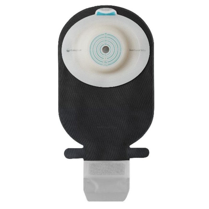Sacca per ileostomia SenSura Mio Click a due pezzi con flangia adesiva morbida e filtro antiodore