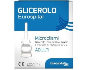 Eurospital Microclismi Adulti a base di Glicerolo Camomilla e Malva 6 pezzi