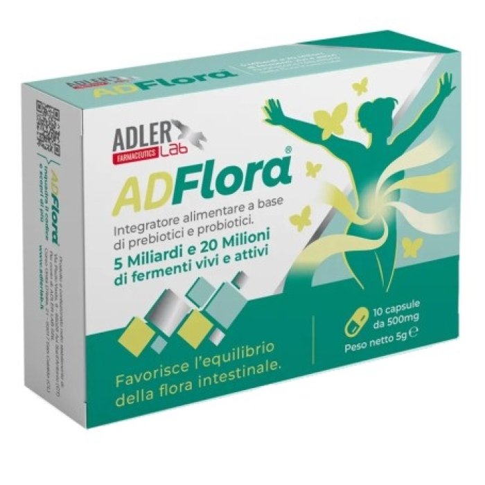 Adflora Integratore Probiotico per Flora Intestinale 10 cps Adflora Integratore Probiotico per Flora Intestinale 10 cps