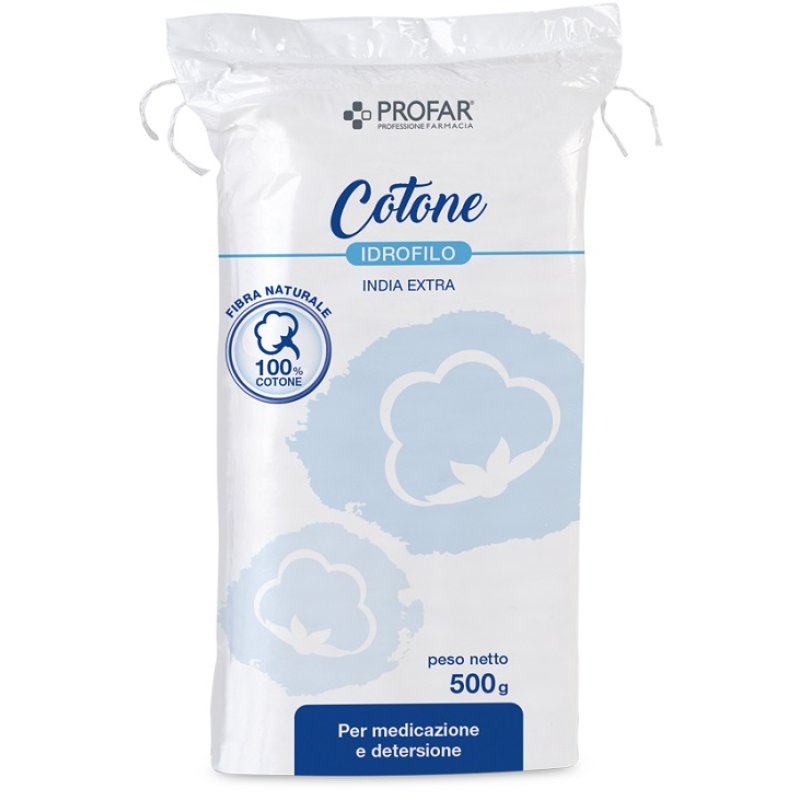 Profar Cotone Idrofilo per Medicazione e Cosmesi 500g