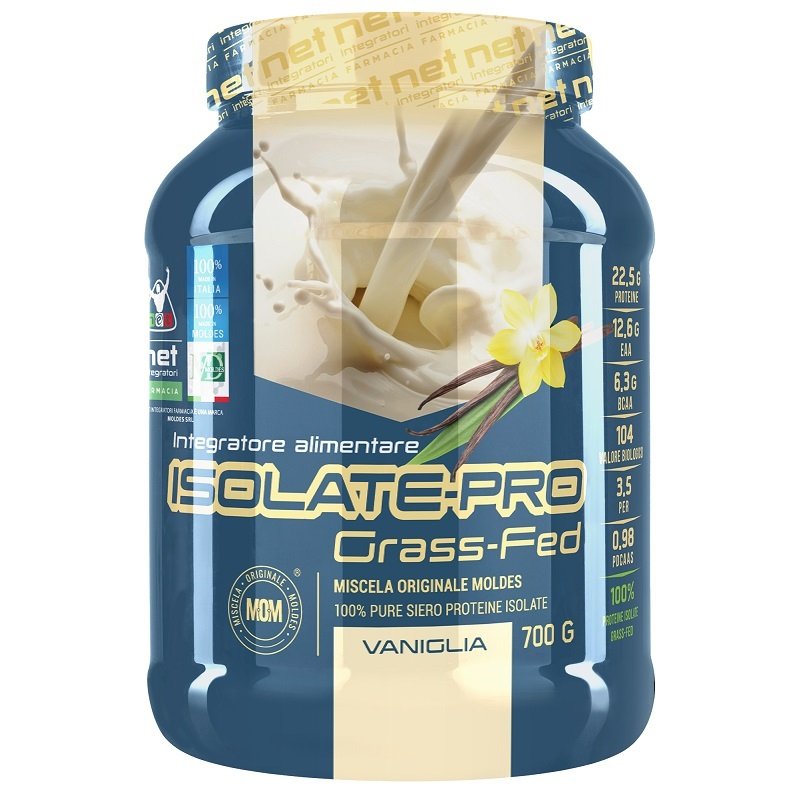 Isolate Pro Grass Fed vaniglia 700 g - proteine isolate del siero da latte grass fed gusto vaniglia Isolate Pro Grass Fed vaniglia 700 g - proteine isolate del siero da latte grass fed gusto vaniglia