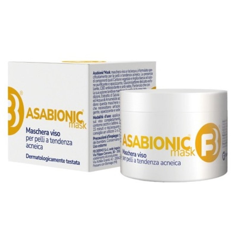 Fb Dermo Asabionic - Mask Maschera Viso Purificante, 50ml Fb Dermo Asabionic - Mask Maschera Viso Purificante, 50ml