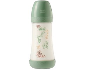 Chicco Eco+ - Perfect 5 Biberon da 240ml Flusso Medio, 1 Pezzo