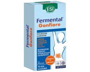 Esi Fermental Gonfiore integratore per la funzione digestiva ed eliminazione dei gas 10 stick orosolubili