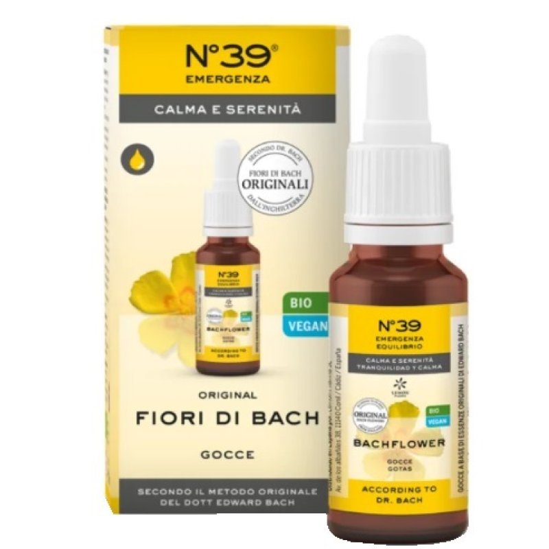 Lemon Pharma 39 Gocce Bio Originali 20 ml – Essenza Naturale ai Fiori di Bach per Equilibrio Emotivo e Benessere Quotidiano Lemon Pharma 39 Gocce Bio Originali 20 ml – Essenza Naturale ai Fiori di Bach per Equilibrio Emotivo e Benessere Quotidiano