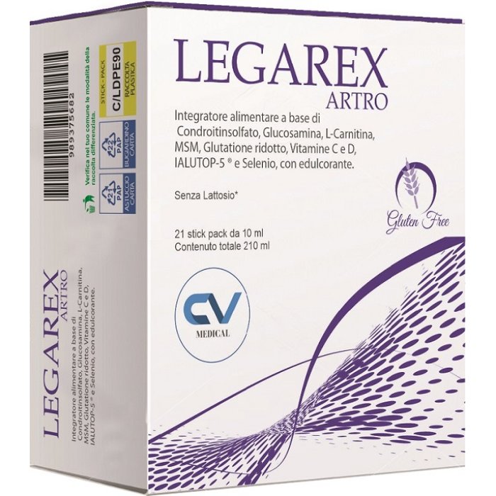Legarex Artro 21 Stick Integratore per Articolazioni e Cartilagine con Collagene e Vitamina C – 20 Stick Orali Legarex Artro 21 Stick Integratore per Articolazioni e Cartilagine con Collagene e Vitamina C – 20 Stick Orali
