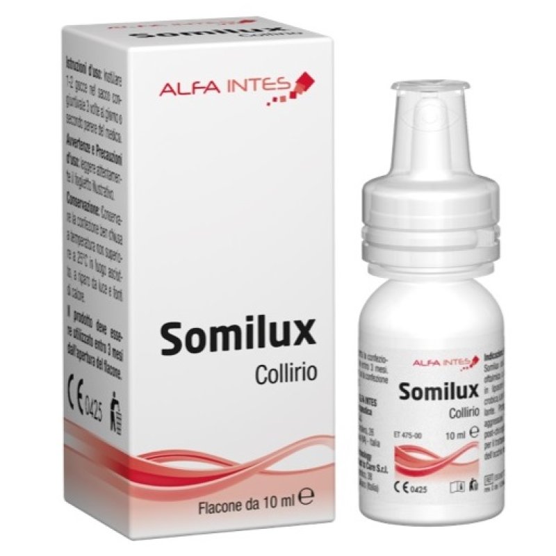 Somilux Collirio Soluzione Oftalmica Lubrificante e Idratante 10 Millilitri Somilux Collirio Soluzione Oftalmica Lubrificante e Idratante 10 Millilitri