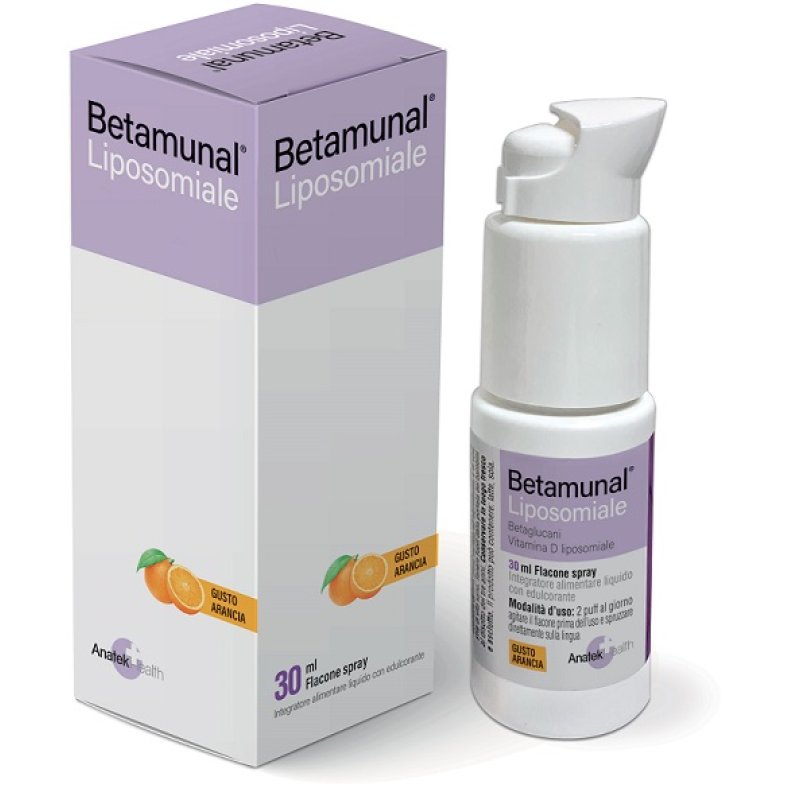 Betamunal Liposomiale 30 ml - integratore liposomiale per sistema immunitario Betamunal Liposomiale 30 ml - integratore liposomiale per sistema immunitario