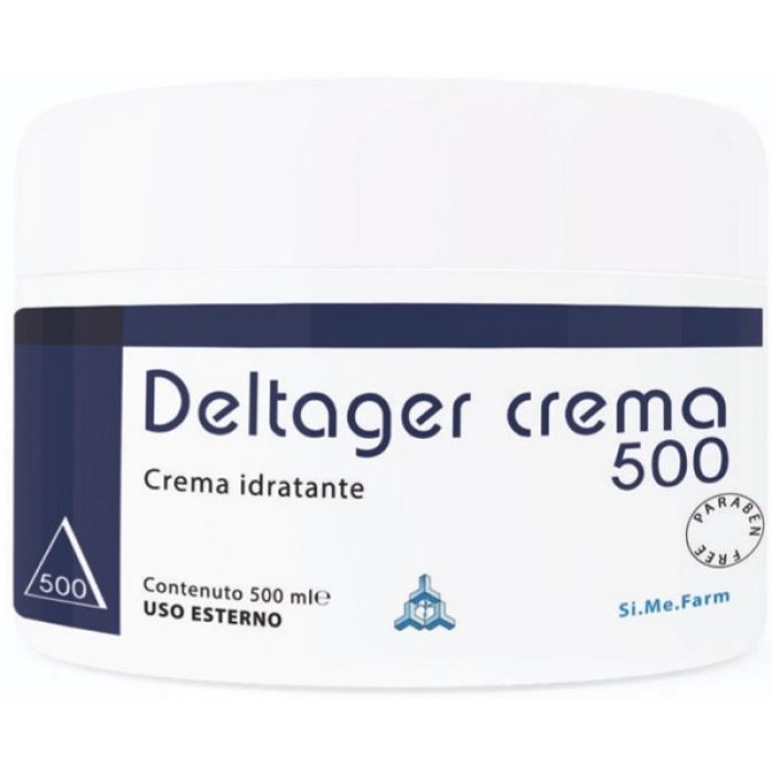 Deltager Crema 500 g Crema Corpo Lenitiva e Idratante ad Uso Quotidiano per Pelle Secca e Sensibile Deltager Crema 500 g Crema Corpo Lenitiva e Idratante ad Uso Quotidiano per Pelle Secca e Sensibile