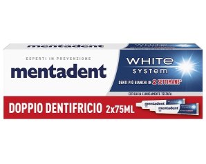 MENTADENT Dent.White 2x75ml