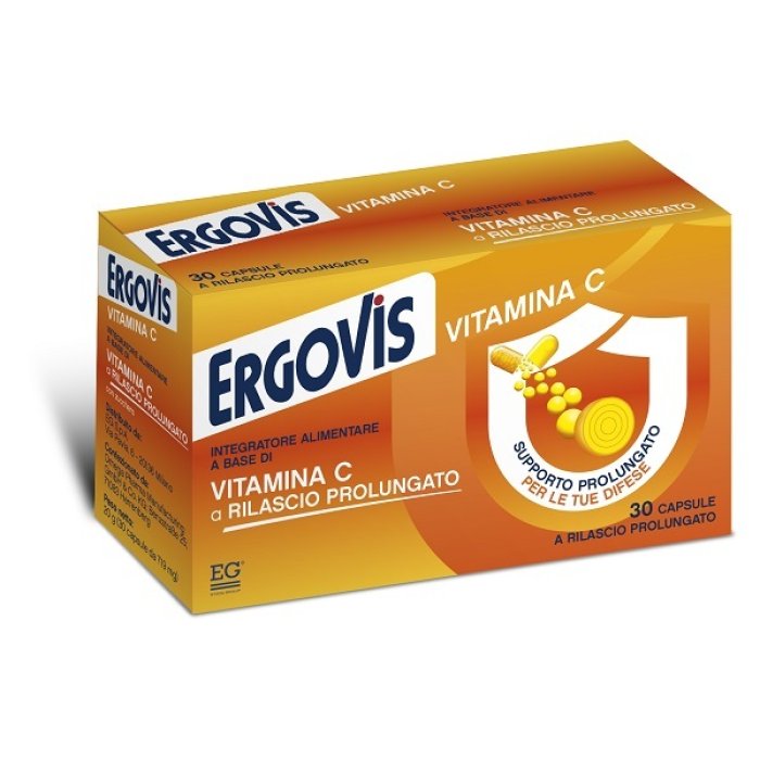 EG Ergovis Vitamina C a Rilascio Prolungato Integratore 30 Capsule
