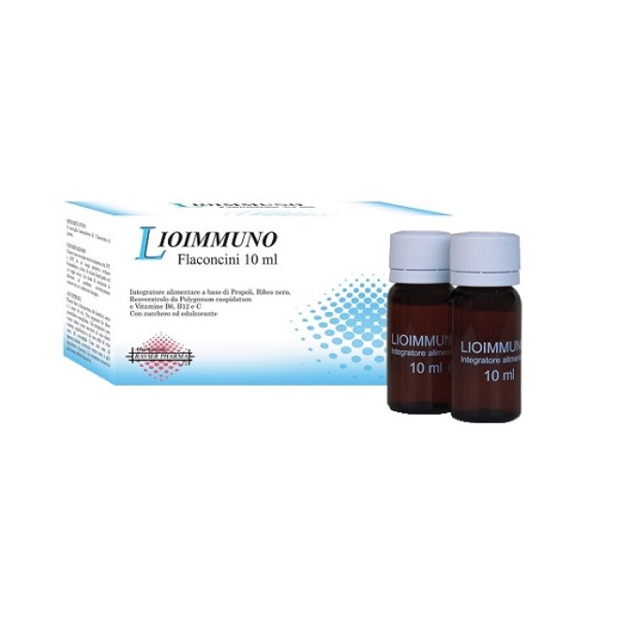Lioimmuno integratore alimentare 10 flaconi da 10 ml - Propoli, Ribes nero, Resveratrolo e Vitamine per il sistema immunitario</h1>
