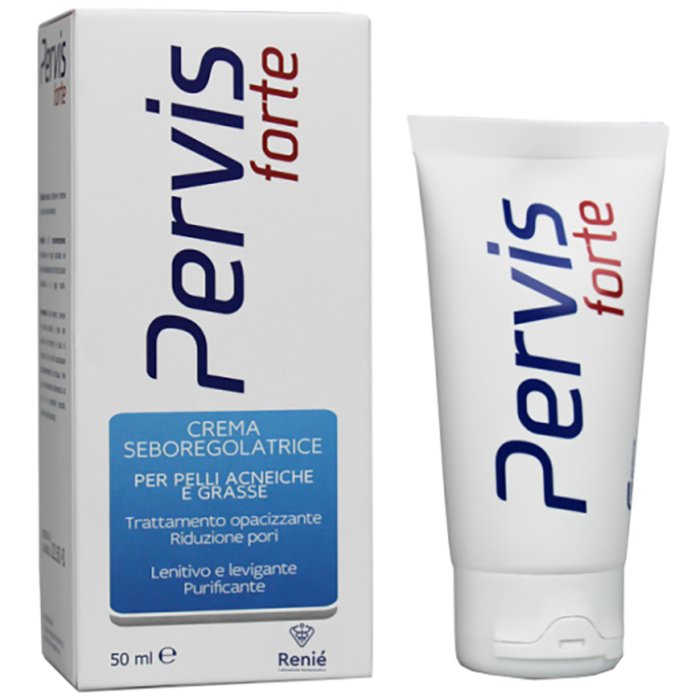 RNEBiofarma Pervis Forte Crema Seboregolatrice Pelli Acneiche E Grasse 50 ml