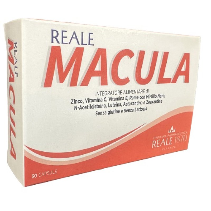 Reale Macula 30 capsule - integratore per benessere della macula e della vista Reale Macula 30 capsule - integratore per benessere della macula e della vista